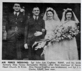 1943 30 Jan The Australasian Mum and Dad's wedding