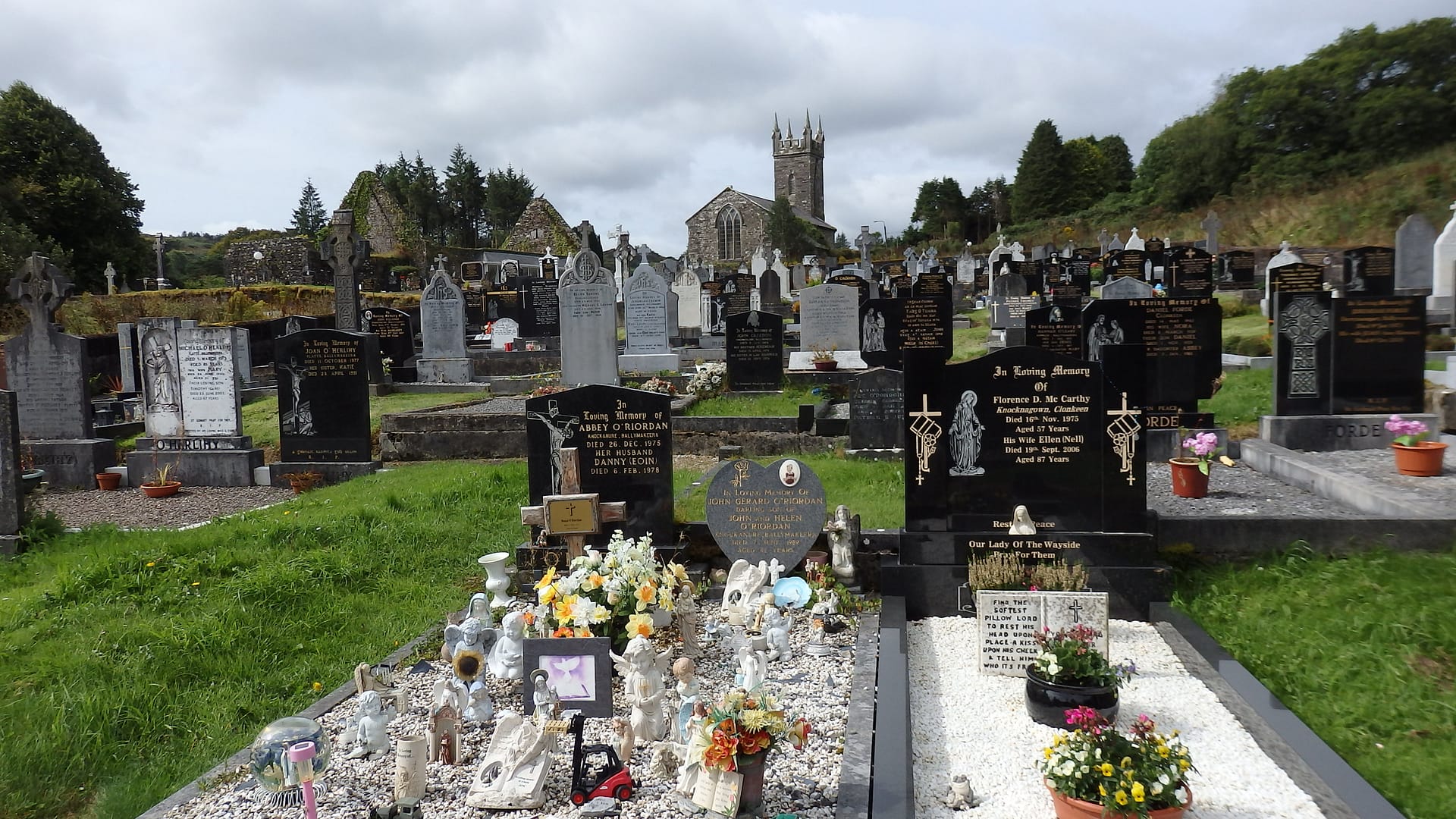 September 2014 St Gobnait's cemetery, Ballyvourney, Co. Cork Ireland